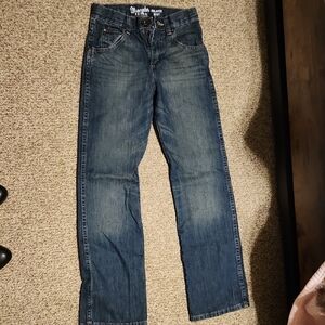 Wrangler Boys Classic Blue Boot Cut Jeans